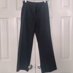 Black and white striped women’s slacks in size 2P